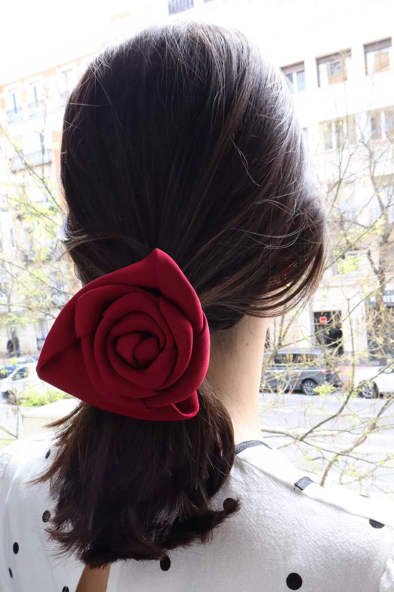 Mujer MICUIR Broche Rosa Burdeos